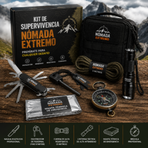 kit Viajero de Supervivencia, Nómada Extremo.