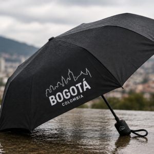 Sombrilla Colombia – Bogotá Bajo la Lluvia